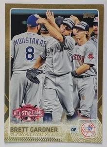 2015 Topps Update Gold US72 Brett Gardner 804/2015 - Picture 1 of 2