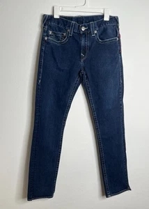 Pantalones de mezclilla True Religion Sección ajustados para mujer talla 34 azul perfecto estado - Imagen 1 de 9