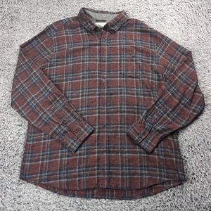 Weatherproof Vintage Shirt Mens Extra Large Red Plaid Flannel Lumberjack Outdoor - Picture 1 of 6