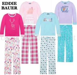 NEW! GIRLS EDDIE BAUER 4 PIECE PAJAMA SET! ADVENTURE AWAITS SERIES! VARIETY - Picture 1 of 6
