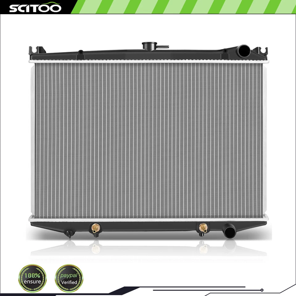 Nuevo radiador de aluminio compatible con 314 para camioneta Nissan 96-97 1995 86-94 D21 2,4 L 3,0 L Foto 1 de 4