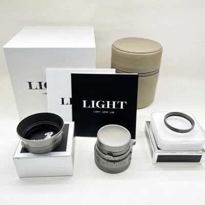 Light lens lab Lens 50mm F2 Titanium Gray  Leica M M2 M3 M4 M6 M9 M10 M240 M11 - Image 1 of 4