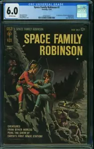 Space Family Robinson #1 CGC 6.0 Gold Key 1962 1st Appearance! Key Silver! K4 cm - Picture 1 of 1