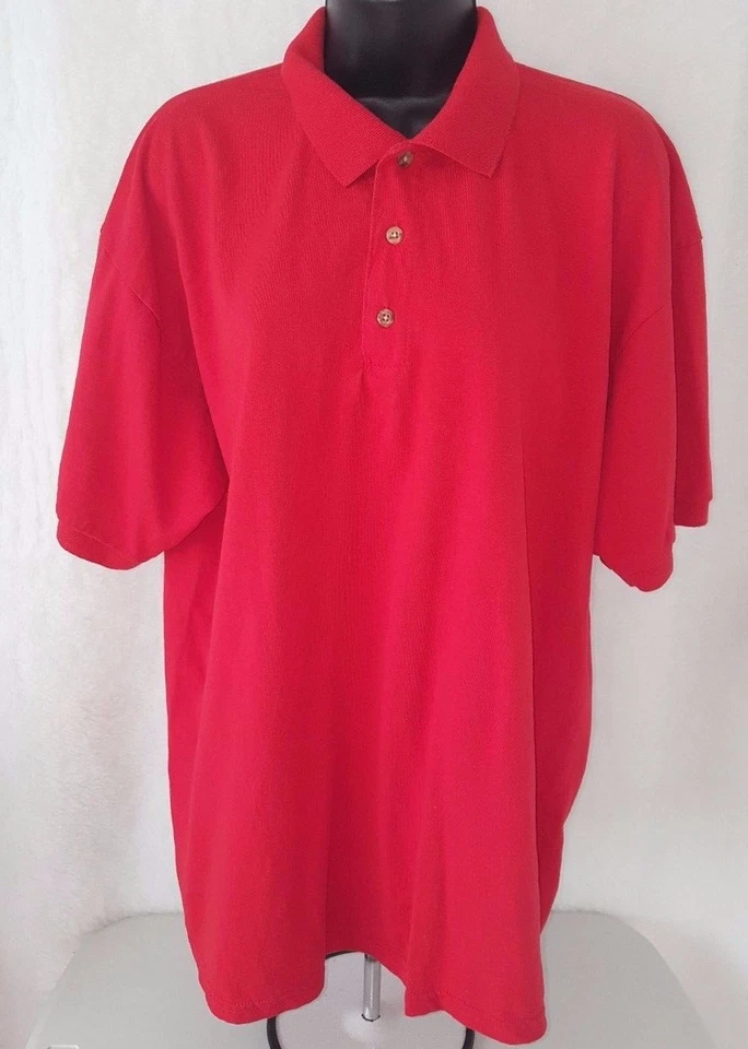 Gildan Mens Shirt Size XL X Large Red - Image 1 of 3