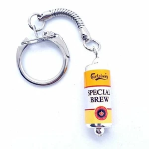 Unique SPECIAL BREW KEYRING fab LAGER pub MINIATURE keychain BEER CAN handmade - Picture 1 of 1