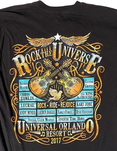 Universal Studios 2017 Rock the Universe Christian Music Festival T Shirt Sz. L - Picture 1 of 6