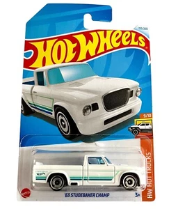 Hot Wheels 63 STUDEBAKER CHAMP #155 Mainline 2024 Case P | NEW HW HOT TRUCKS - Picture 1 of 8