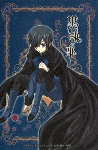 postal promo Black Butler Kuroshitsuji anime Ciel Phantomhive - Imagen 1 de 1