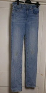 Pantalones de mezclilla para mujer Levi's Premium 724 de altura rectos 29 largos - Imagen 1 de 7