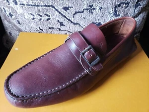 SALVATORE FERRAGAMO Moccasin Loafer Monk Strap Brown Men 9.5 UK/10.5 US Ret $900 - Picture 1 of 21