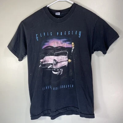 Camisa Cadillac Rosa Puntada Única De Colección Elvis Presley Talla XL Hecha en EE. UU. 1992 Foto 1 de 4