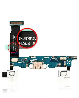 Charging Port Flex Cable Compatible For Samsung Galaxy Note 4 (N910P) (Sprint) - Image 1 of 3