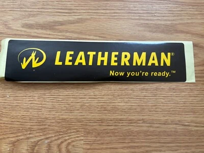 PEGATINA DE LEATHERMAN 10" X 2 1/2" SOLO PELAR Y PEGAR Foto 1 de 3