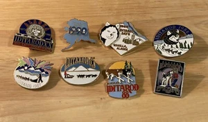 8 Various Alaska Collectible Pins Iditarod Race - Picture 1 of 3