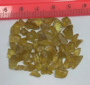50 Carat Faceted Rough Natural SpheneLot From Pakistan Gemstone - Picture 1 of 23