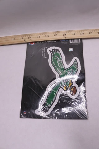 WinCraft Philadelphia Eagles Retro Logo Die Cut Magnet 6" x 6" Cover