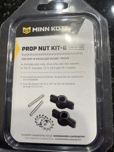 Kit de tuercas de hélice Minn Kota B 4" diámetro OEM muchos voltios motores mkp-10 cuña sin malezas - Imagen 1 de 3