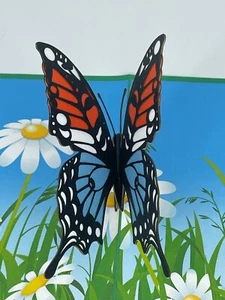 Butterfly 3D Pop Up Card Birthday Daisy Sunshine Garden Spring Summer - Picture 1 of 3