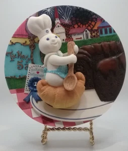 Pillsbury Doughboy Danbury Mint Tunnel of Fudge 3D Platte 2001 - Bild 1 von 4