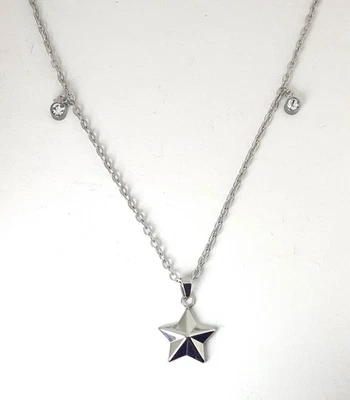 Collana Donna Lotus Style LS2599/1/1 In Acciaio Con Stelle E Strass - Immagine 1 di 3