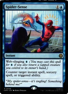 MAGIC MTG MARVEL SPIDER-MAN 0046 R SPIDER-SENSE NON-FOIL - Picture 1 of 2