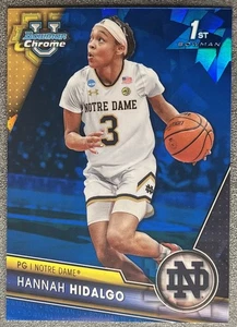 Hannah Hidalgo 2023-24 Bowman U Chrome Sapphire Edition Rookie RC Notre Dame #26 - Picture 1 of 2