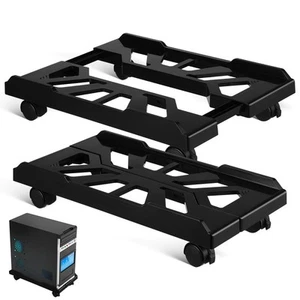 PC Tower Stand Under Desk Modern Computer Stand Adjustable CPU Rack For Gaming - Afbeelding 1 van 12