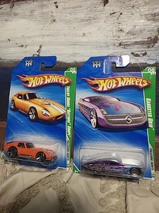 Two 2 HOTWHEELS TREASURE HUNTS 2010 GANGSTER GRIN And Shelby Cobra Daytona COUPE - Picture 1 of 1