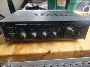 Vintage Radio Shack MPA-30 20W 2-Channel Compact PA Amplifier - Picture 1 of 12