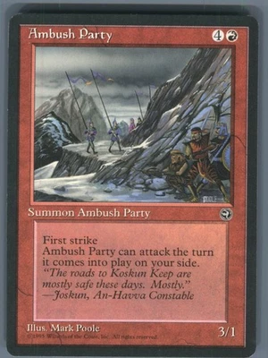Magic_the_gathering Homelands Ambush Party [Version 2] #80 Near Mint or Better - Image 1 of 2