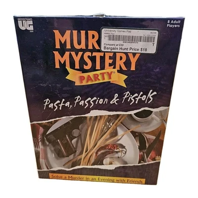 Juego de Pasta Pasión y Pistolas Murder Mystery Party (Juegos Universitarios) Nuevo Foto 1 de 4