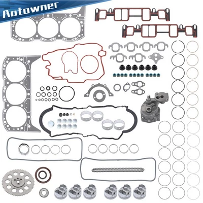 Kit de reconstrucción de motor SH-1351S para Chevrolet GMC Astro 1996 1997-98 4,3 L OHV 1855M Foto 1 de 4