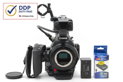 [NEAR MINT] Canon EOS C100 Mark II Digital Cinema Camera Black Body From JAPAN - Image 1 of 4
