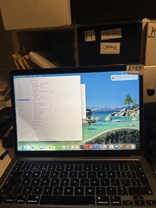 Apple Macbook Pro Retina 13" A2338 M1 2021 Space Grey Screen Assembly ONLY - Picture 1 of 5