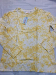 Kids' Drop Shoulder Crewneck Sweatshirt Cat & Jack Mustard Yellow Size XXL - Picture 1 of 5