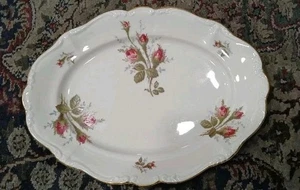 Rosenthal Moss Rose Pompadour 13" Long Oval Platter - Picture 1 of 4