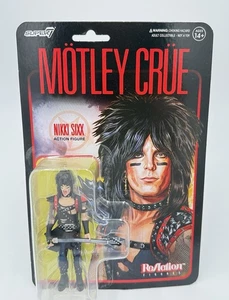NIKKI SIXX Motley Crue Reaction 3.75" action figure Super7 Shout At The Devil - Picture 1 of 9