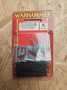 Warhammer Fantasy Old World Dark Elf Sorceress Cold One Metal Blister - Picture 1 of 3