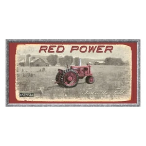 Red Power Farmall Blechschild - Bild 1 von 1