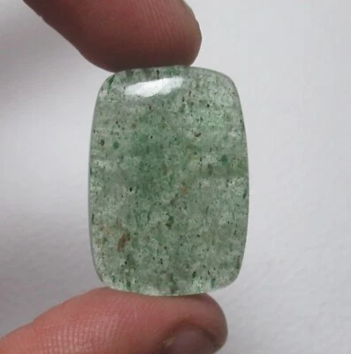 Natural Green Strawberry Quartz Cabochon Baguette 31.80Cts Loose Gemstone H 7644 - Image 1 of 4