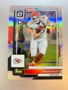 Travis Kelce 2022 Panini Donruss Optic #97 Silver Holo Prizm Kansas City Chiefs - Picture 1 of 2