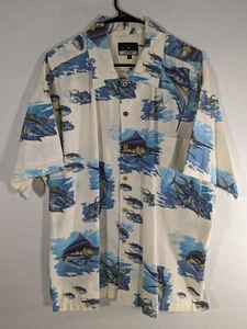 FINS Hawaiihemd Herren Größe 3XL 100% Baumwolle. Grafik (BOX51) - Bild 1 von 10