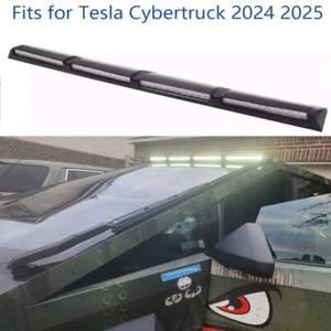 Se adapta a Tesla Cybertruck 2024 2025 lámpara de techo barra de luz superior LED DRL negro brillante - Imagen 1 de 12