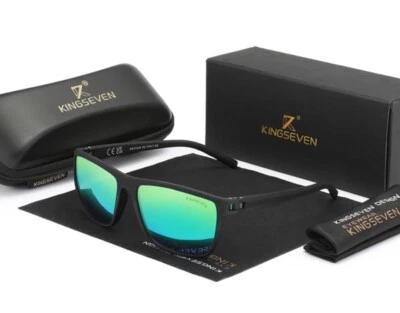 KINGSEVEN 2024 Polarized Sunglasses Square Frame Sun Glasses 100% UV400 #5 New - Image 1 of 2