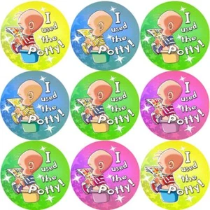 144 I Used The Potty 30mm Toilet Training Reward Stickers for Teachers or Parent - Picture 1 of 1