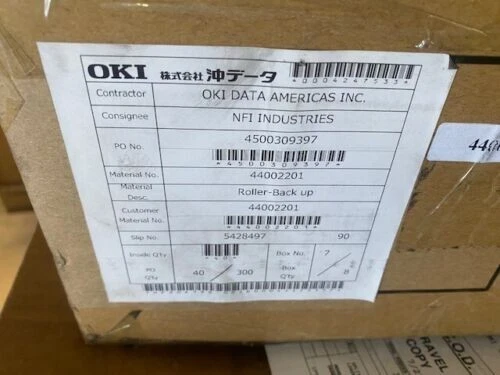 New  44002201 Okidata Oki Roller Back Up - Image 1 of 1