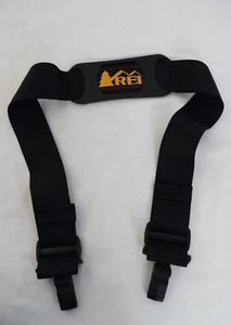 Vintage REI Shoulder Strap Only Replacement Black Nylon - Picture 1 of 4