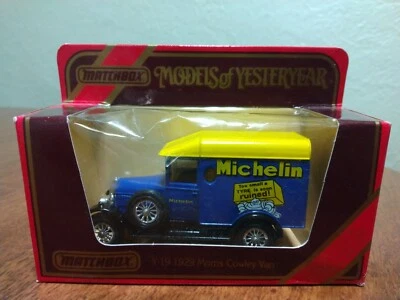 Vintage Matchbox Models of Yesteryear Y-19 1929 Morris Cowley Van, Michelin, NIB - Image 1 of 4