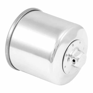 Chrome K&N Oil Filter for Suzuki GSXR750 30TH ANNIVERSARY EDITION 2016 - Picture 1 of 1
