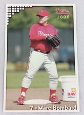2006 Philadelphia Phillies Team Issue 2nd Edition Photo Card-Marc Bombard